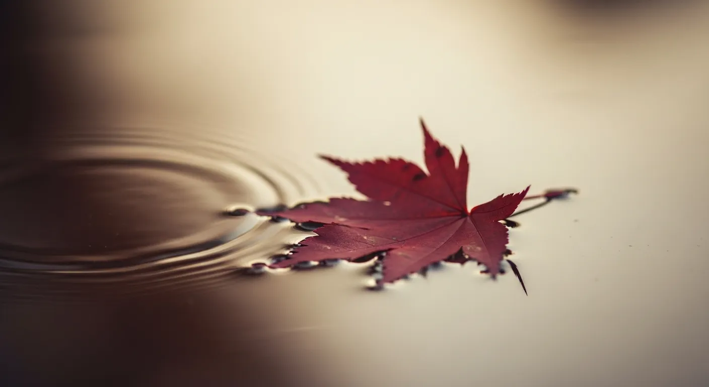 もののあわれ：秋の儚さと優しい感受性